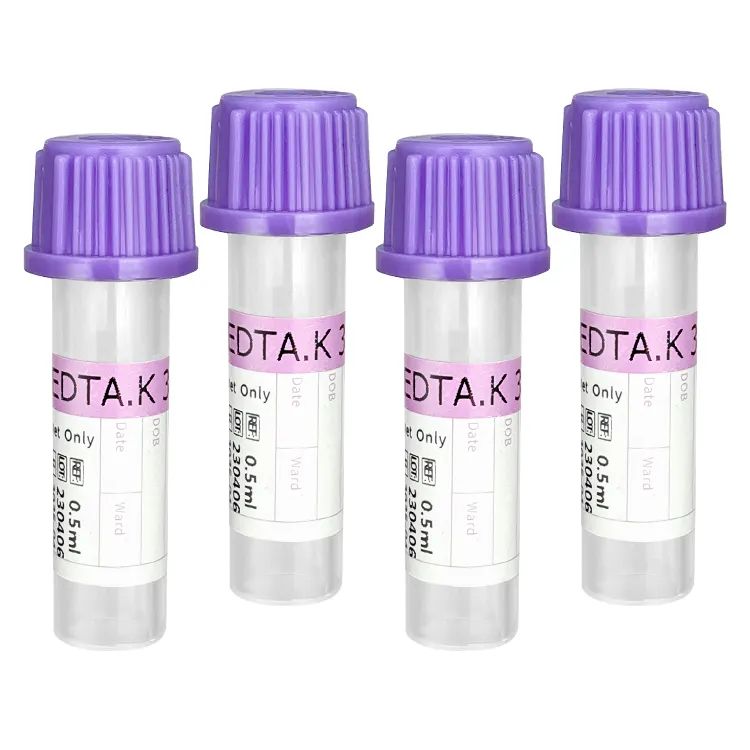 Animal 1ml Edta k2 k3 Micro Blood Collect Microtubule Micro k2 K3 Edta