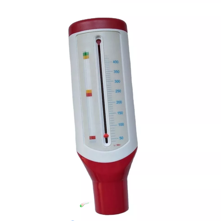 Medical Breathing Peak Flow Meter Spirometer with Paper Mouth for